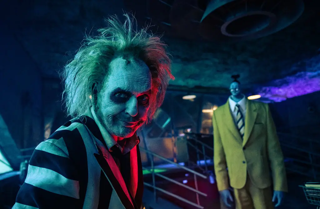 Michael Keaton stars as Beetlejuice in Tim Burton's "Beetlejuice Beetlejuice."