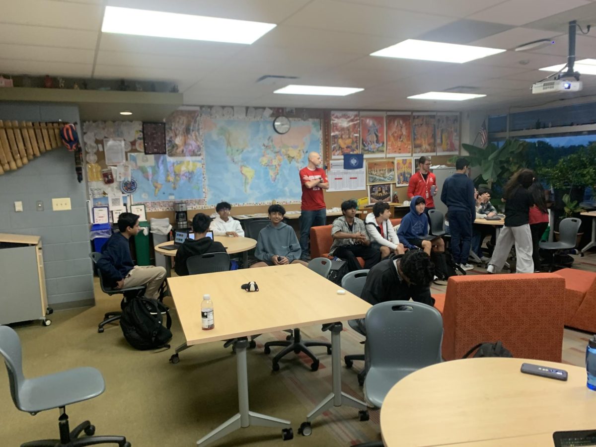 Competitive Economics Club holds their first meeting on Oct. 4. The club plans to compete later this year in categories such as personal finance challenge. Photo courtesy of Rohan Jain.