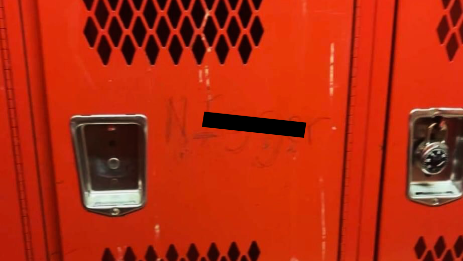 On Oct. 18, a racial slur was written on an athletic locker belonging to an African American student. No conclusion has been reached in investigations by Naperville Central or the Naperville Police Department. Editor’s note: The Central Times has opted to obfuscate the full slur. (Photo Credit: Quiana Richardson)