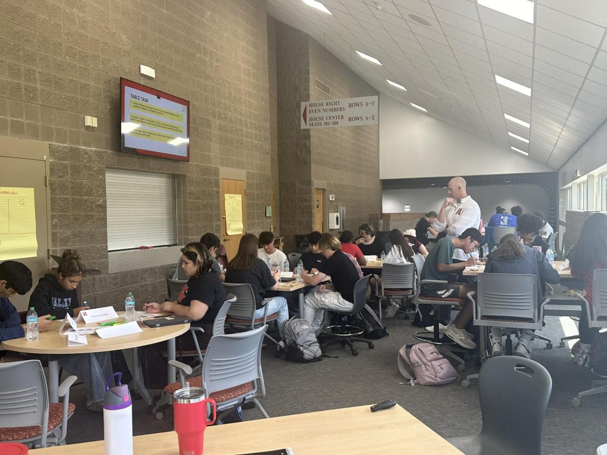 Members of the Principal's Advisory Council give feedback to school administration during a meeting on Sept. 19. (Photo Credit: Jackie Thornton via X)