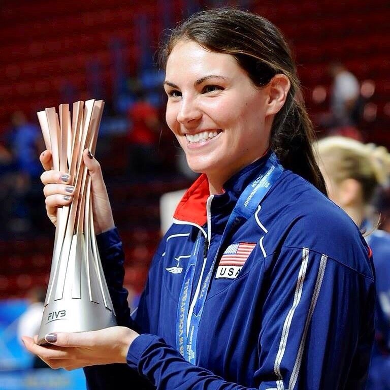 Kelly Murphy played in the Olympic Games, Rio de Janeiro. Her and the USA team won a bronze medal. (Photo Credit: Kelly Murphy) 